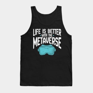 Augmented Virtual Reality World Metaverse Tank Top